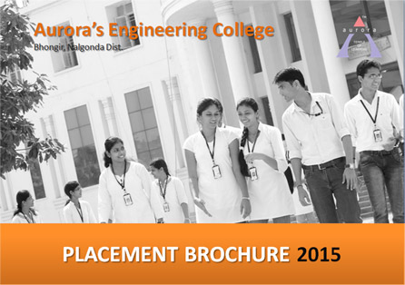 Aurora's Engineering College | Tilak Road, Abids, Hyderabad Placement Brochure 2015
